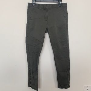 Olive green khaki pants by GAP